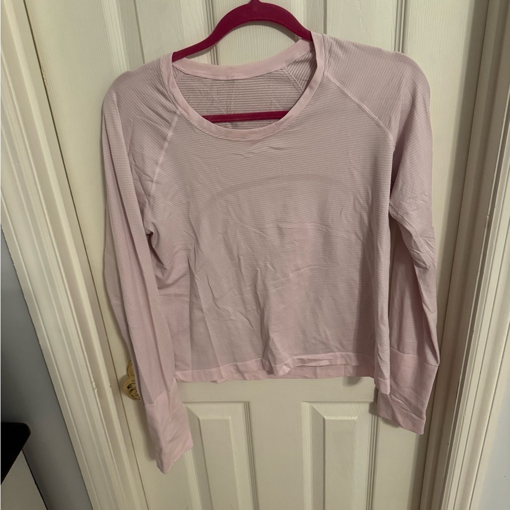 Lululemon Athletica Light Pink Long Sleeve